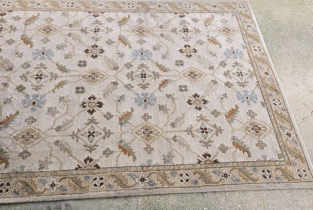 Surya CAE1084 Rectangle Brown and Beige Hand Tufted Area Rug,  8×11 ft