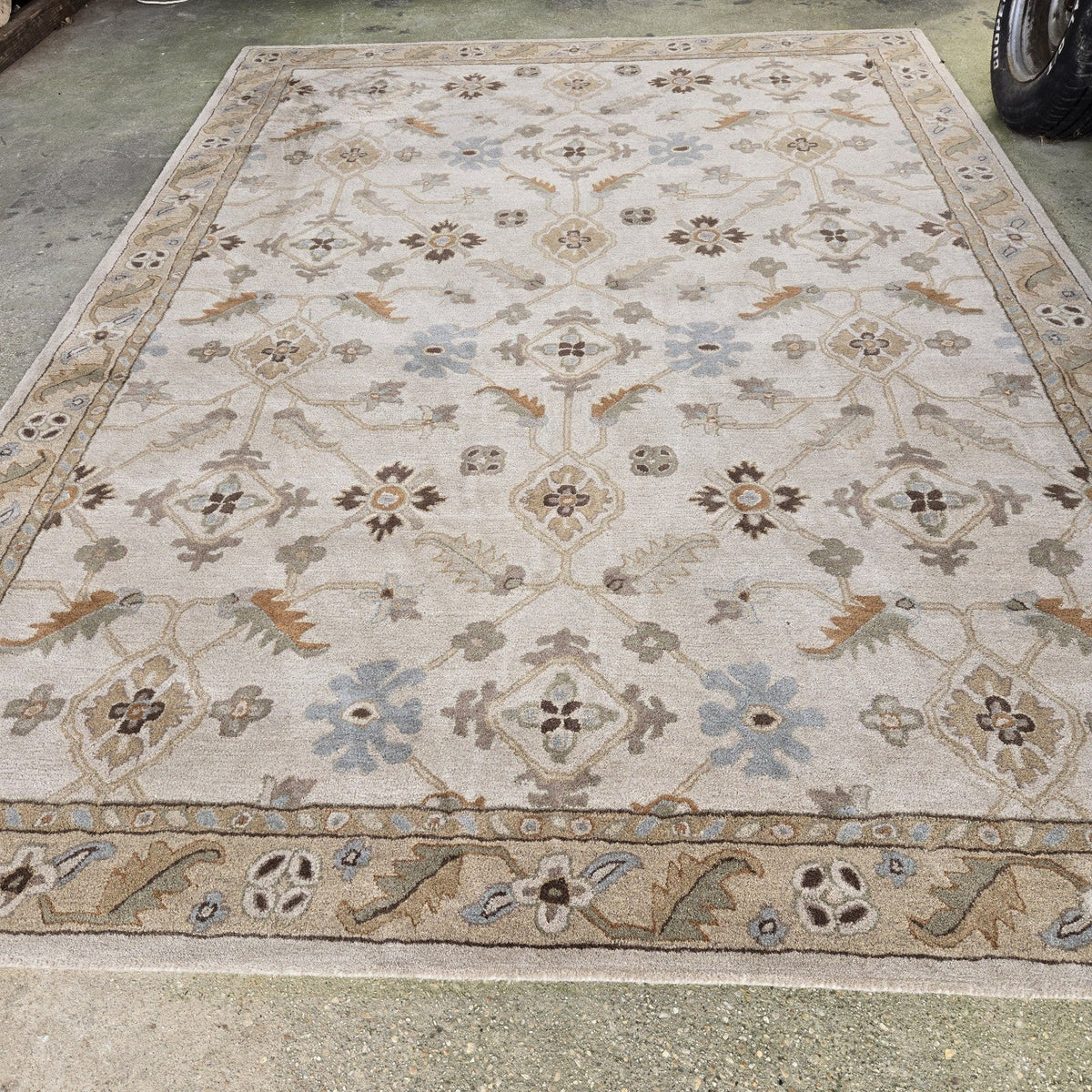 Surya CAE1084 Rectangle Brown and Beige Hand Tufted Area Rug,  8×11 ft