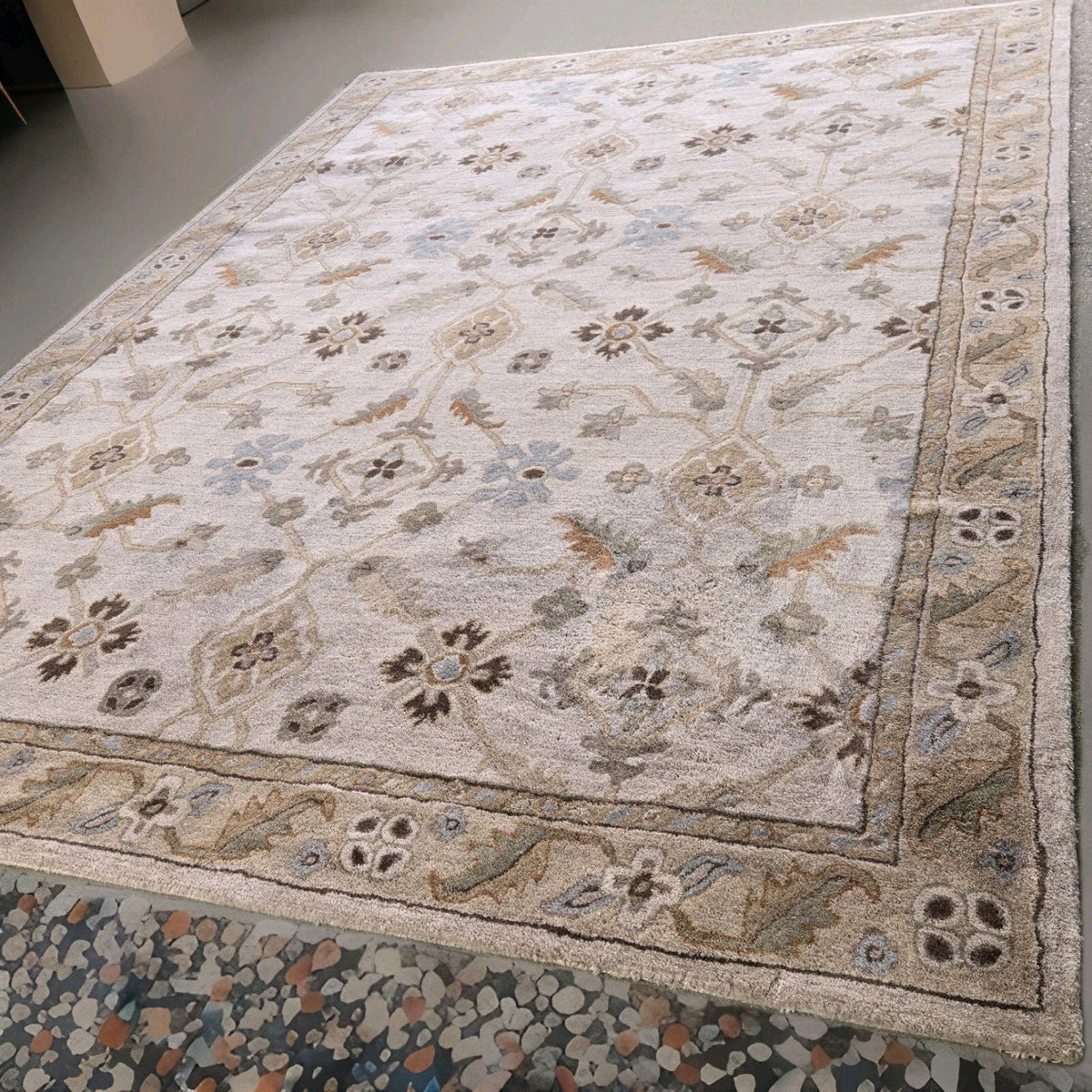 Surya CAE1084 Rectangle Brown and Beige Hand Tufted Area Rug,  8×11 ft