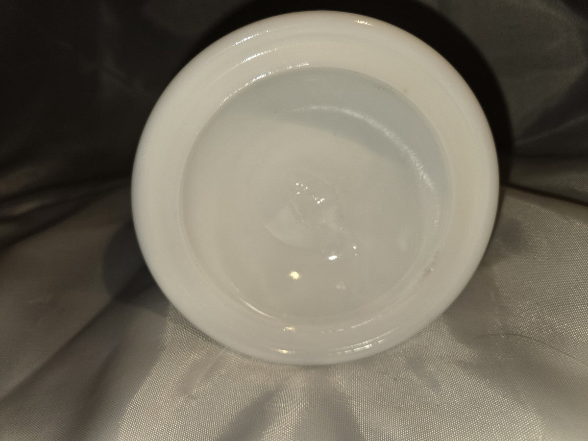 Vintage Fenton Hobnail Candle Holder, White Milk Glass - 6" Tall