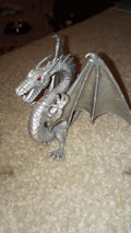 Perth Pewter  White Winged Dragon. Must Add For Any Collection.