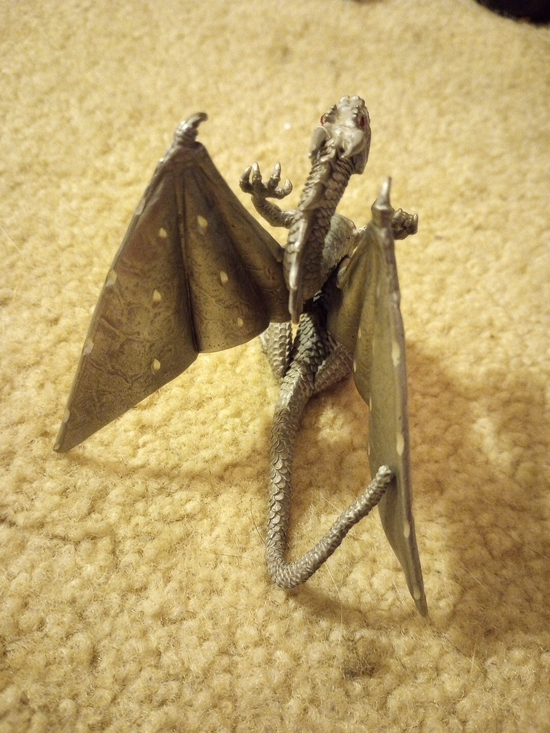 Perth Pewter  White Winged Dragon. Must Add For Any Collection.
