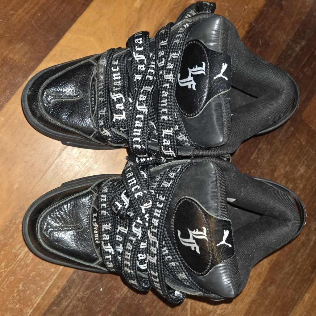 PUMA LaFrancé Written in Chrome Pack Low Top Leather Sneakers Black 311335-01