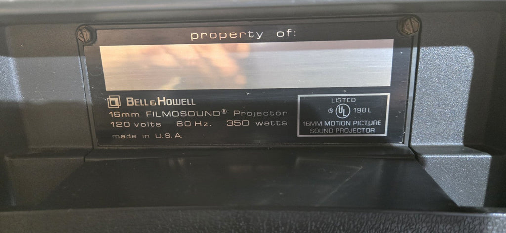 Bell & Howell 16mm Filmosound #2585 Film Projector in Case Home Movie Theater