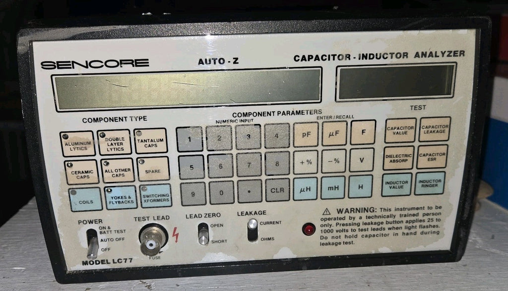 Sencore LC77 Capacitor-Inductor Analyzer