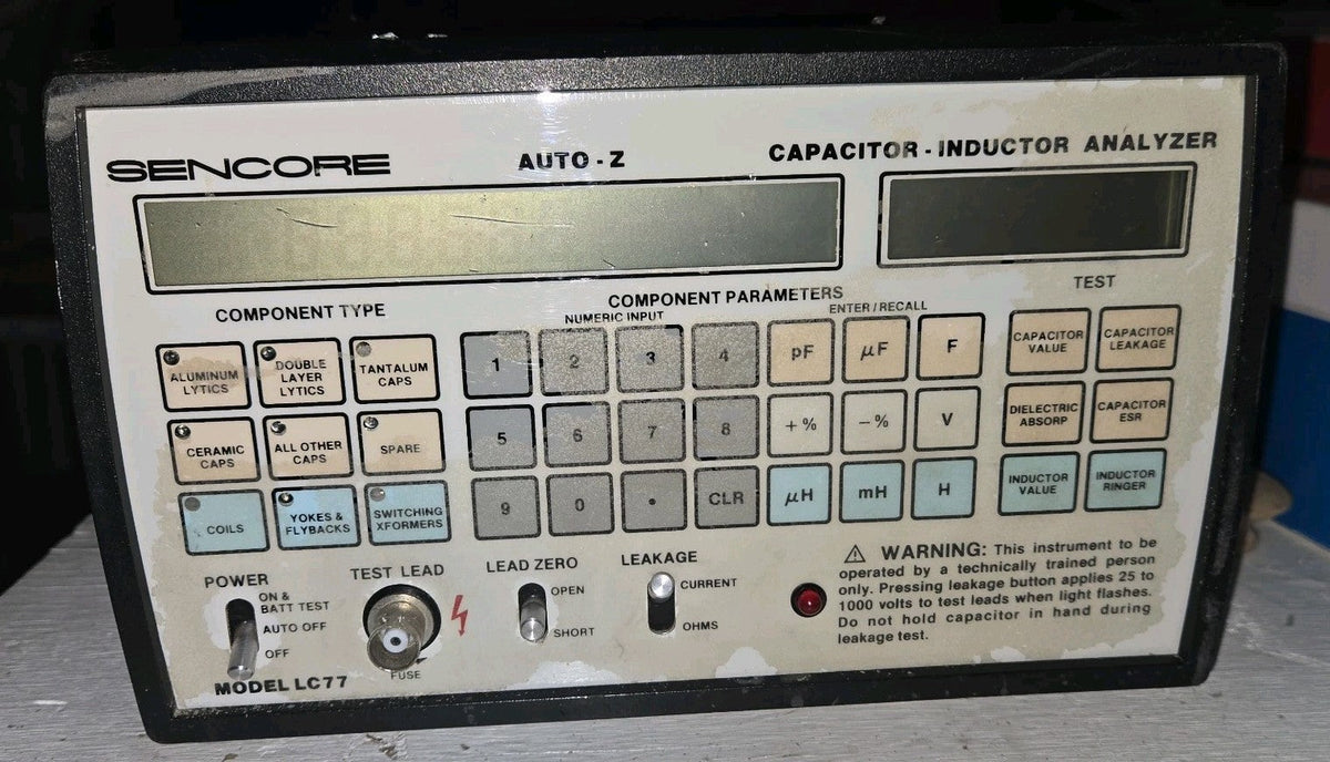 Sencore LC77 Capacitor-Inductor Analyzer
