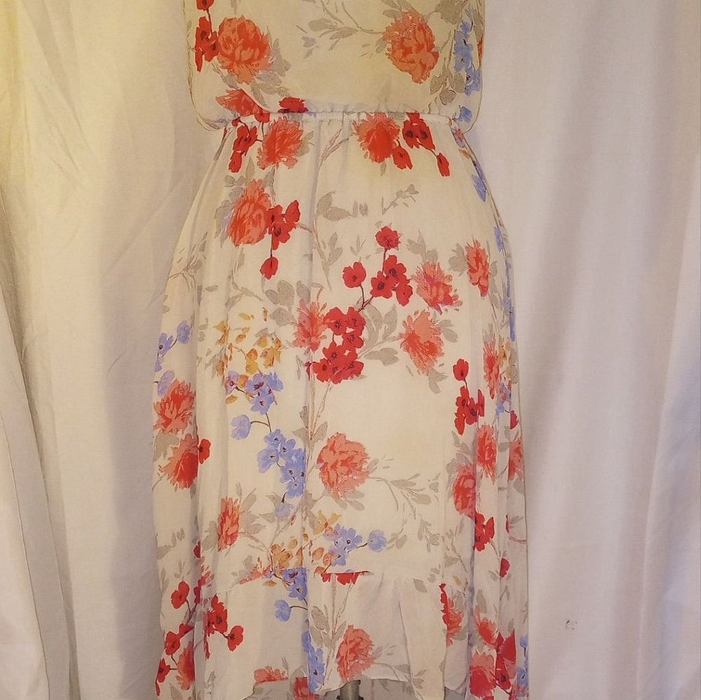 Elle midi summer flower Dress
