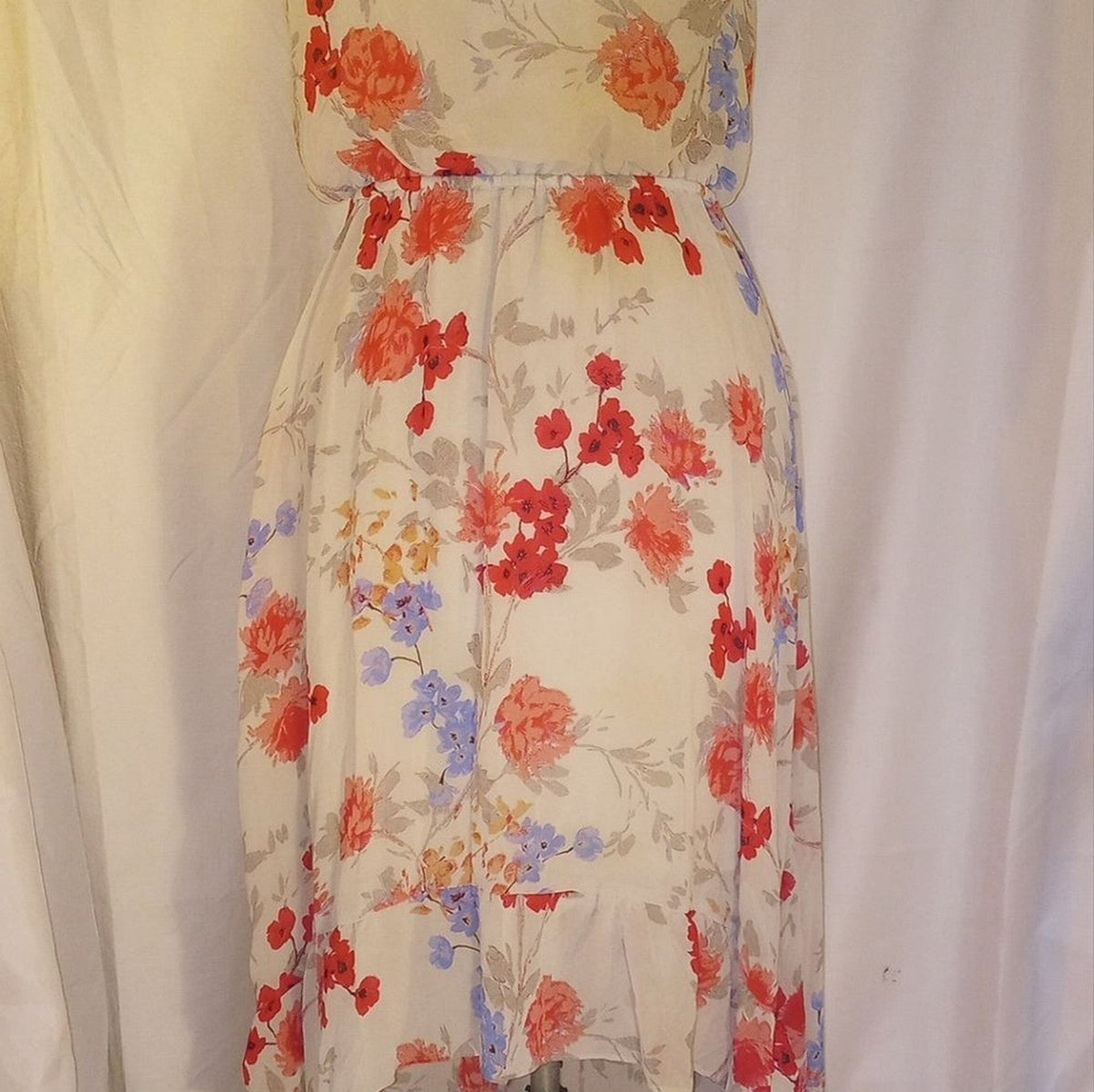 Elle midi summer flower Dress