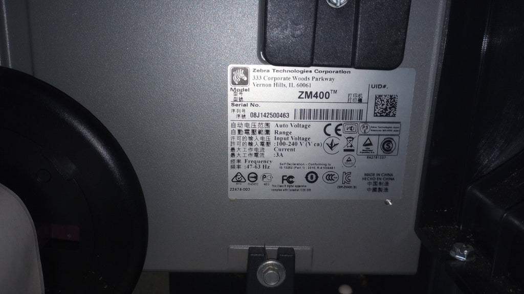 ZEBRA ZM400-2001-0000T 203DPI D/T-T/T SER/PAR/USB