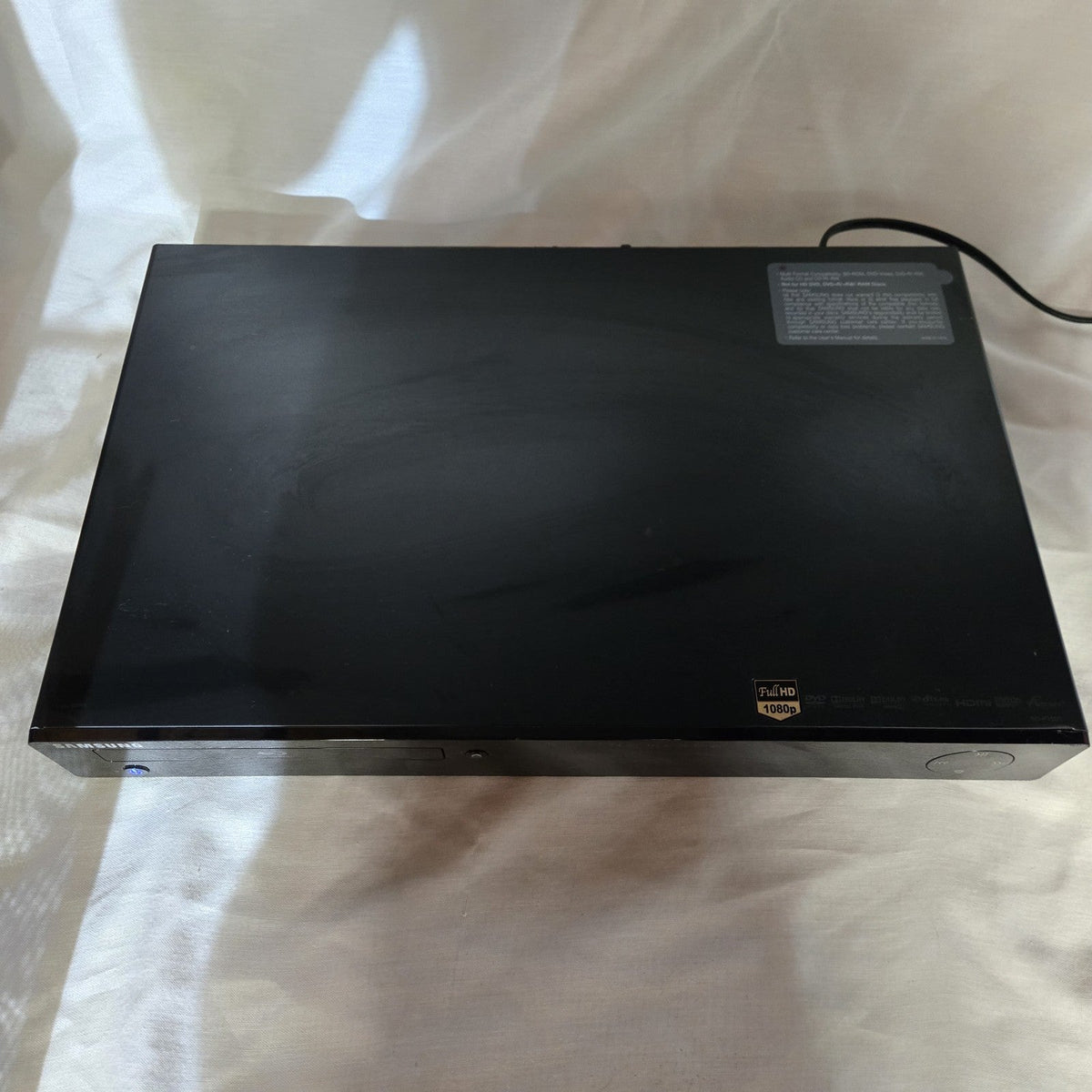 Samsung BD-P1500 Blu-Ray DVD Player Full HD 1080p • HDMI Cable, Works!