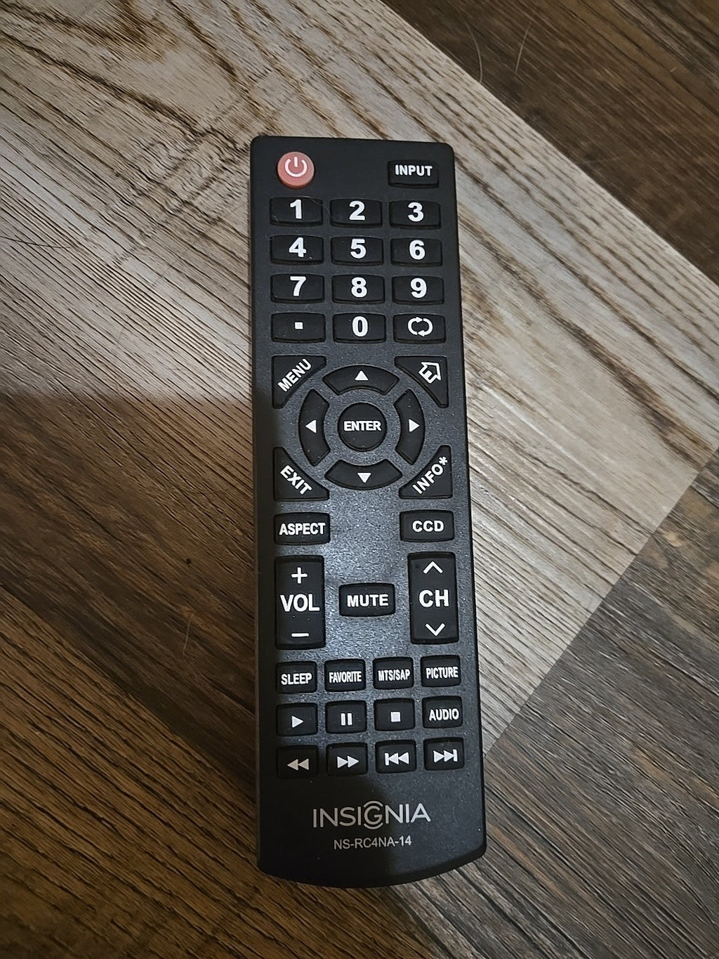 Original INSIGNIA TV Remote Control NS-RC4NA-14 For LCD LED TV