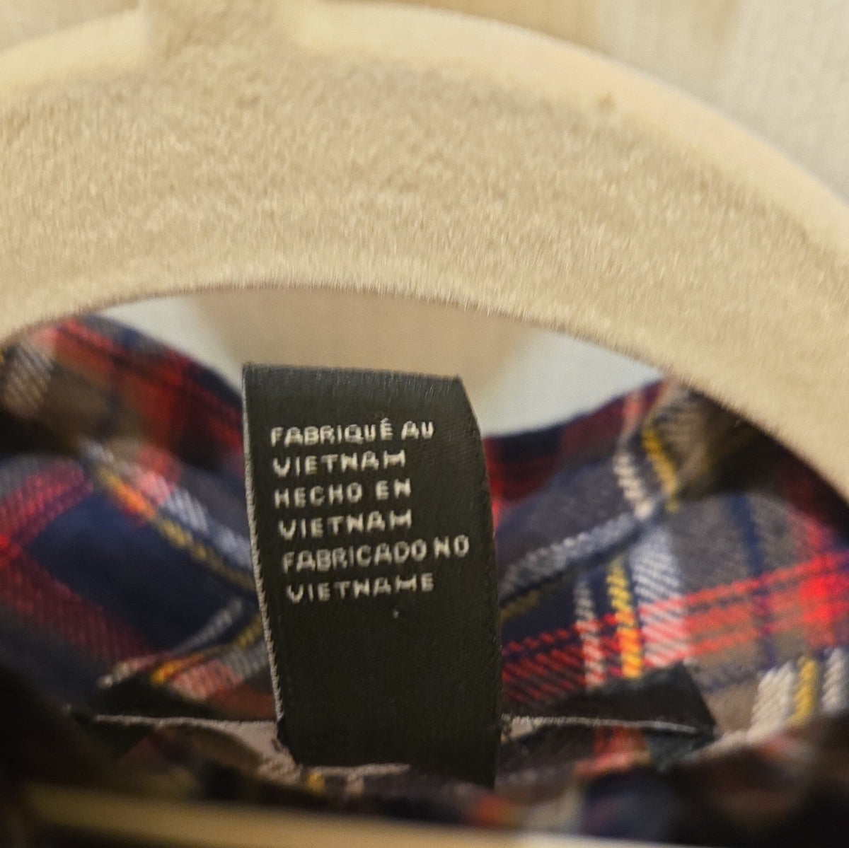 Forever 21 Women's Medium Flannel Cropped Shirt Plaid Striped Button Down Top