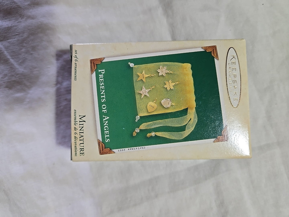 Hallmark "Presents of Angels" Miniature Ornaments 2003