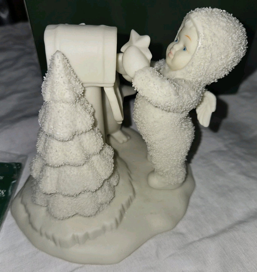 Snowbabies dept 56  " You didn't forget me" retired vintage figurine