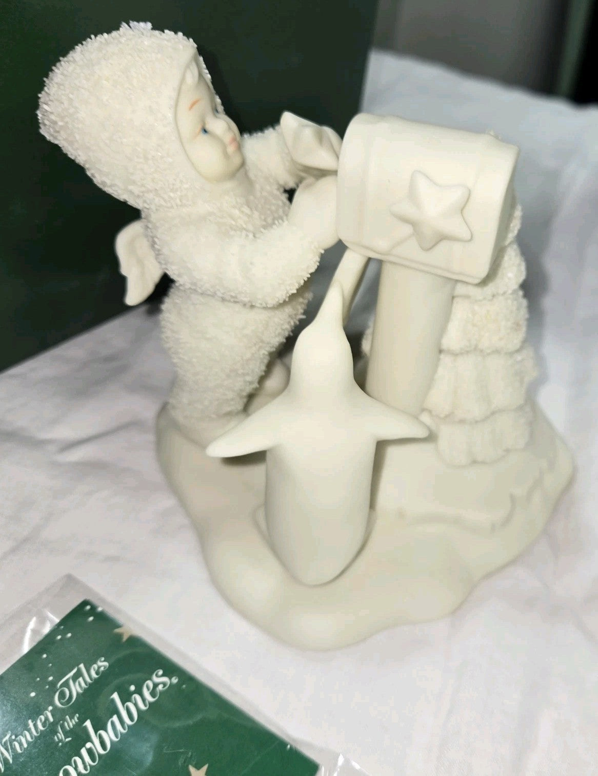 Snowbabies dept 56  " You didn't forget me" retired vintage figurine