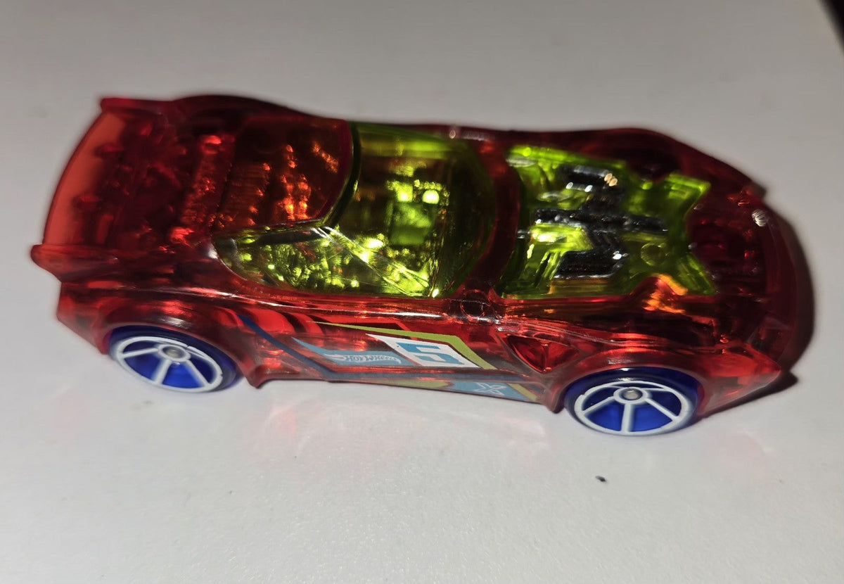 Nerve Hammer DTY11 Hot Wheels Mattel 2005 '16  Red w/ Yellow Windshield