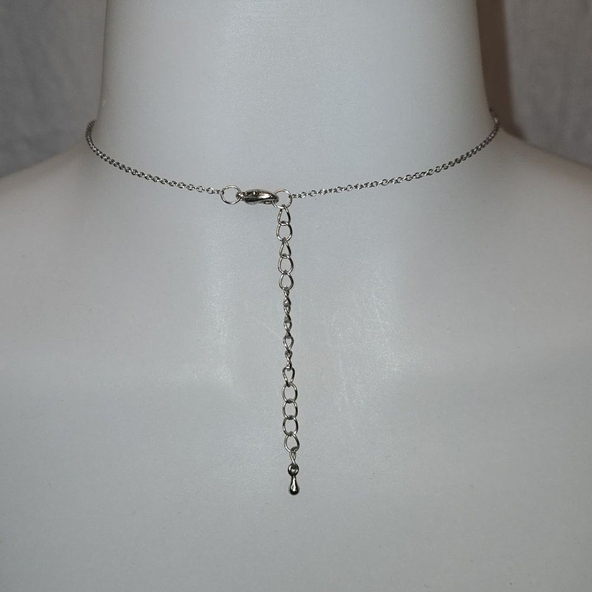 Blue Owl Necklace with Silver chain