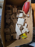 FAO Schwarz  Wooden Castle Building Blocks Partial Set. No Box.