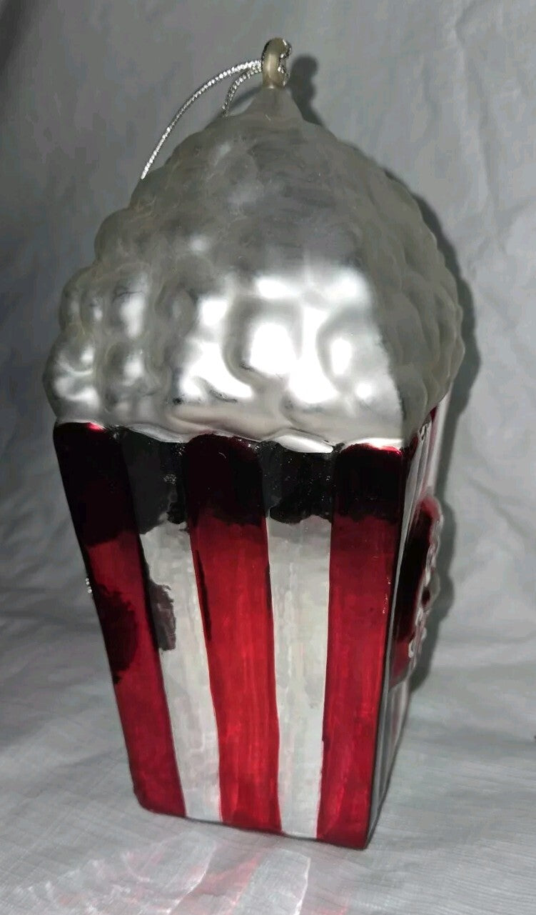 Dept 56 Mercury Glass Popcorn Ornament  #7728-3  7.5"