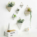 UMBRA TRIGG Hanging Wall Vessel Geometric Ceramic Planters 2 Sets of 3 sizes
