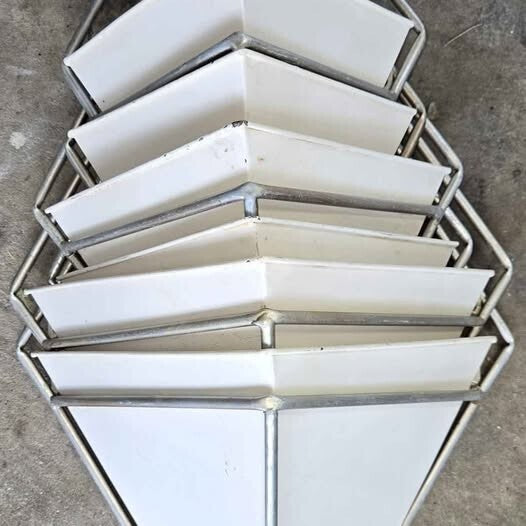 UMBRA TRIGG Hanging Wall Vessel Geometric Ceramic Planters 2 Sets of 3 sizes