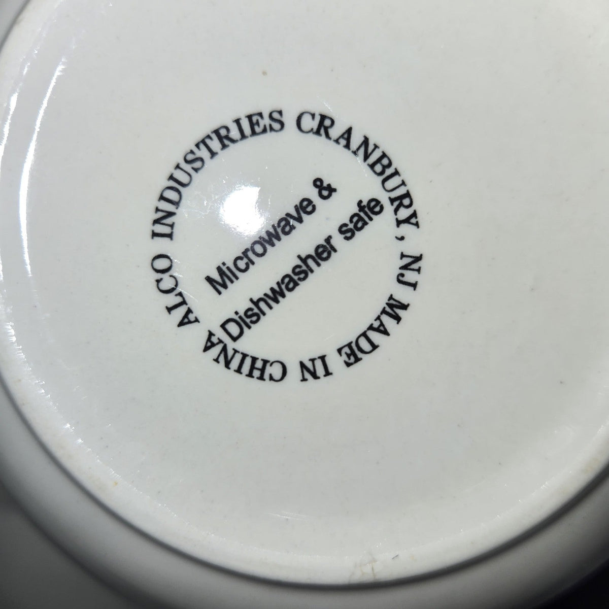 Set of 4 Vintage Alco 6 Inch Hand Painted Cereal Bowls Made in