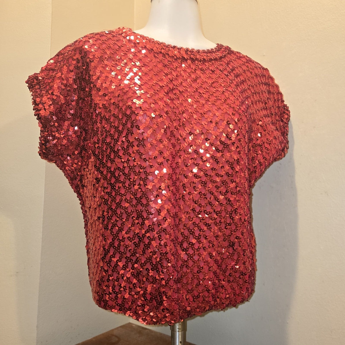 Vintage Red Sequin Disco - Toppettes by A. Brod