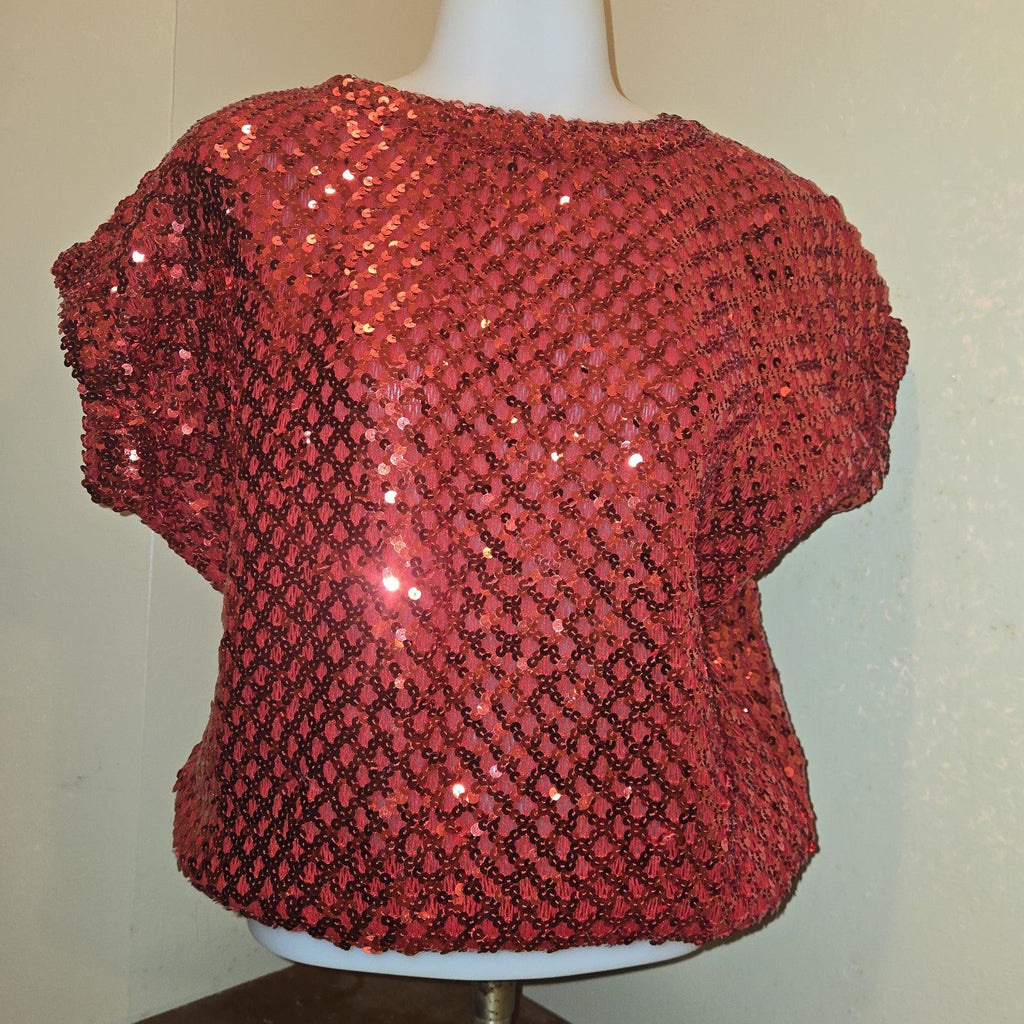 Vintage Red Sequin Disco - Toppettes by A. Brod