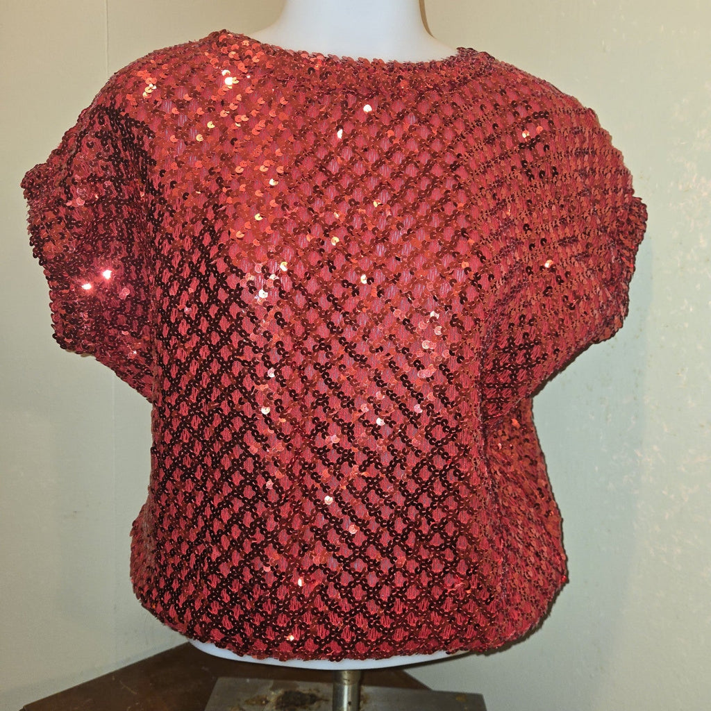 Vintage Red Sequin Disco - Toppettes by A. Brod