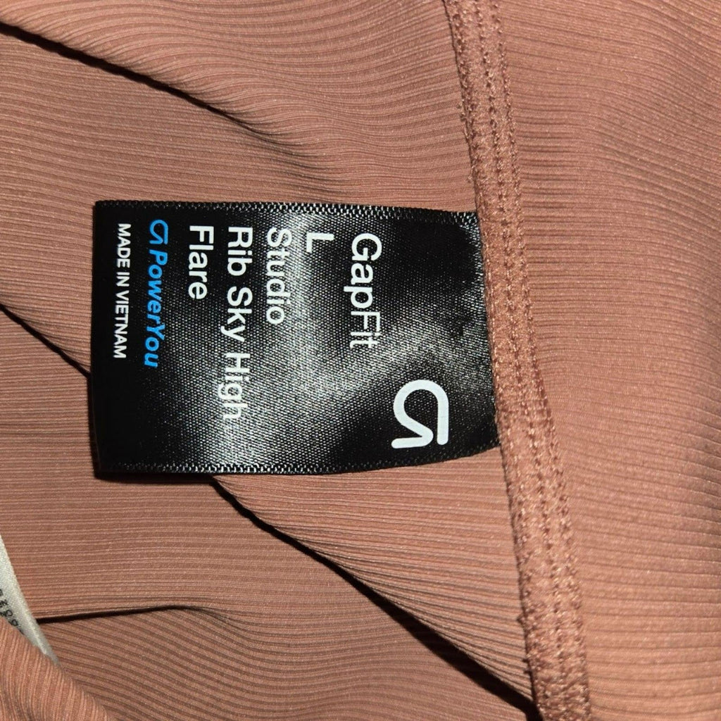 GapFit Studio Rib Sky High Flare - Large