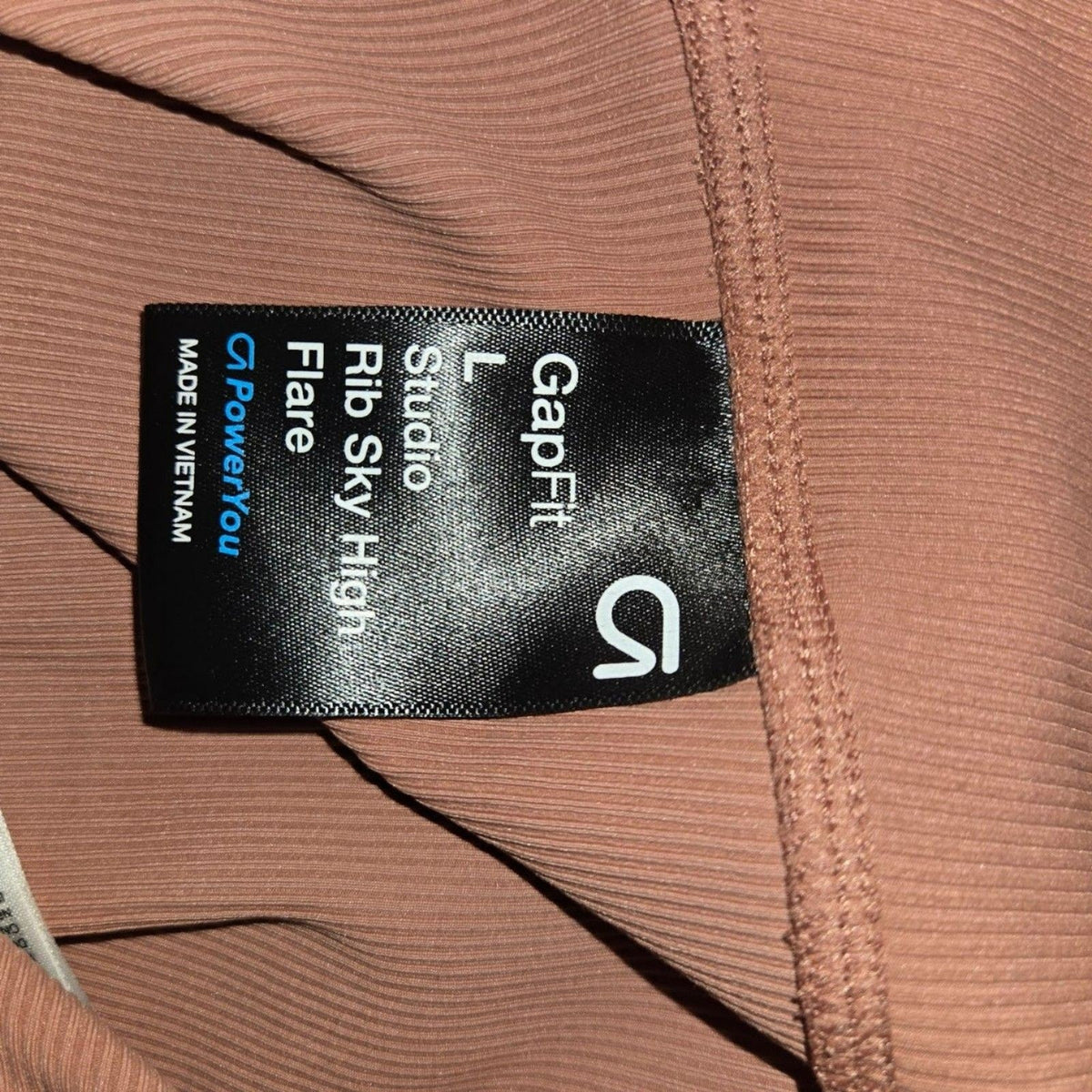 GapFit Studio Rib Sky High Flare - Large