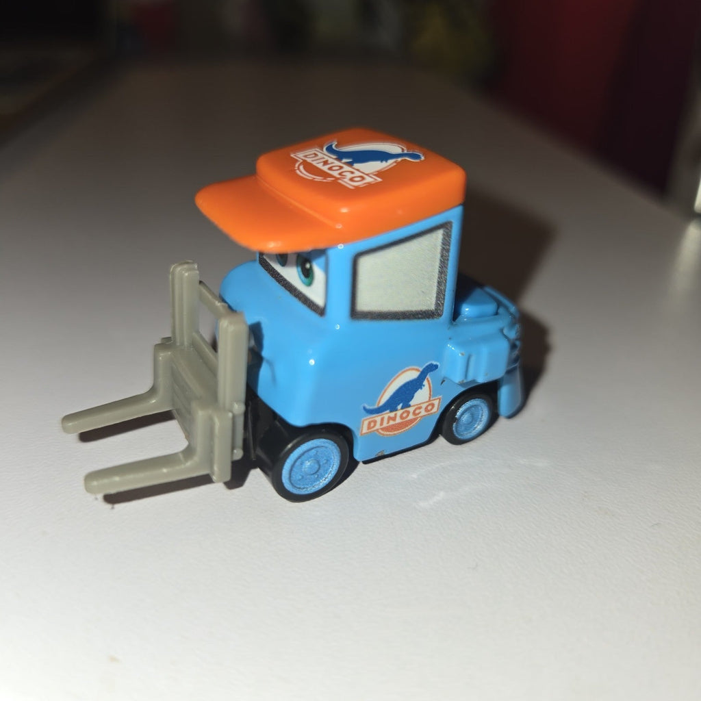 Disney Pixar Cars Team Dinoco Wide Pitty Dinoco Crew Piston Cup Nights Forklift