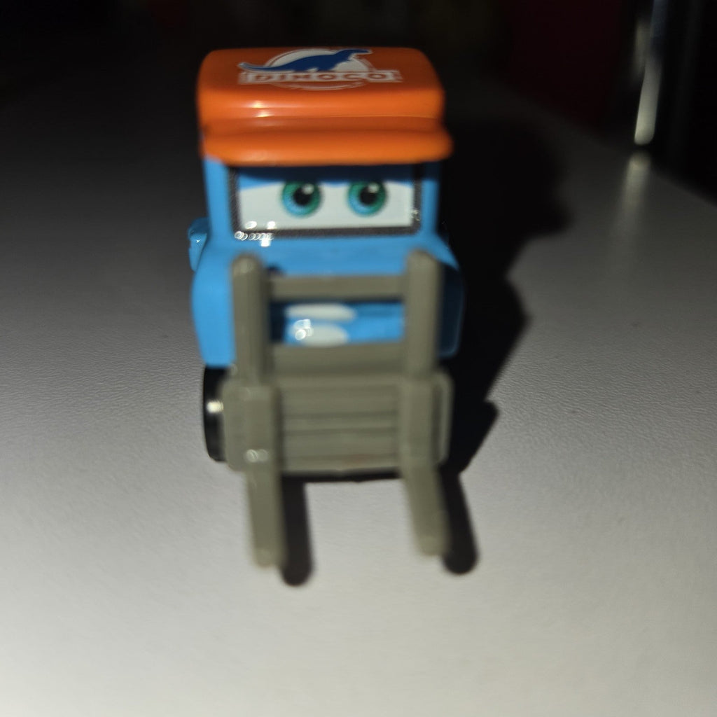Disney Pixar Cars Team Dinoco Wide Pitty Dinoco Crew Piston Cup Nights Forklift