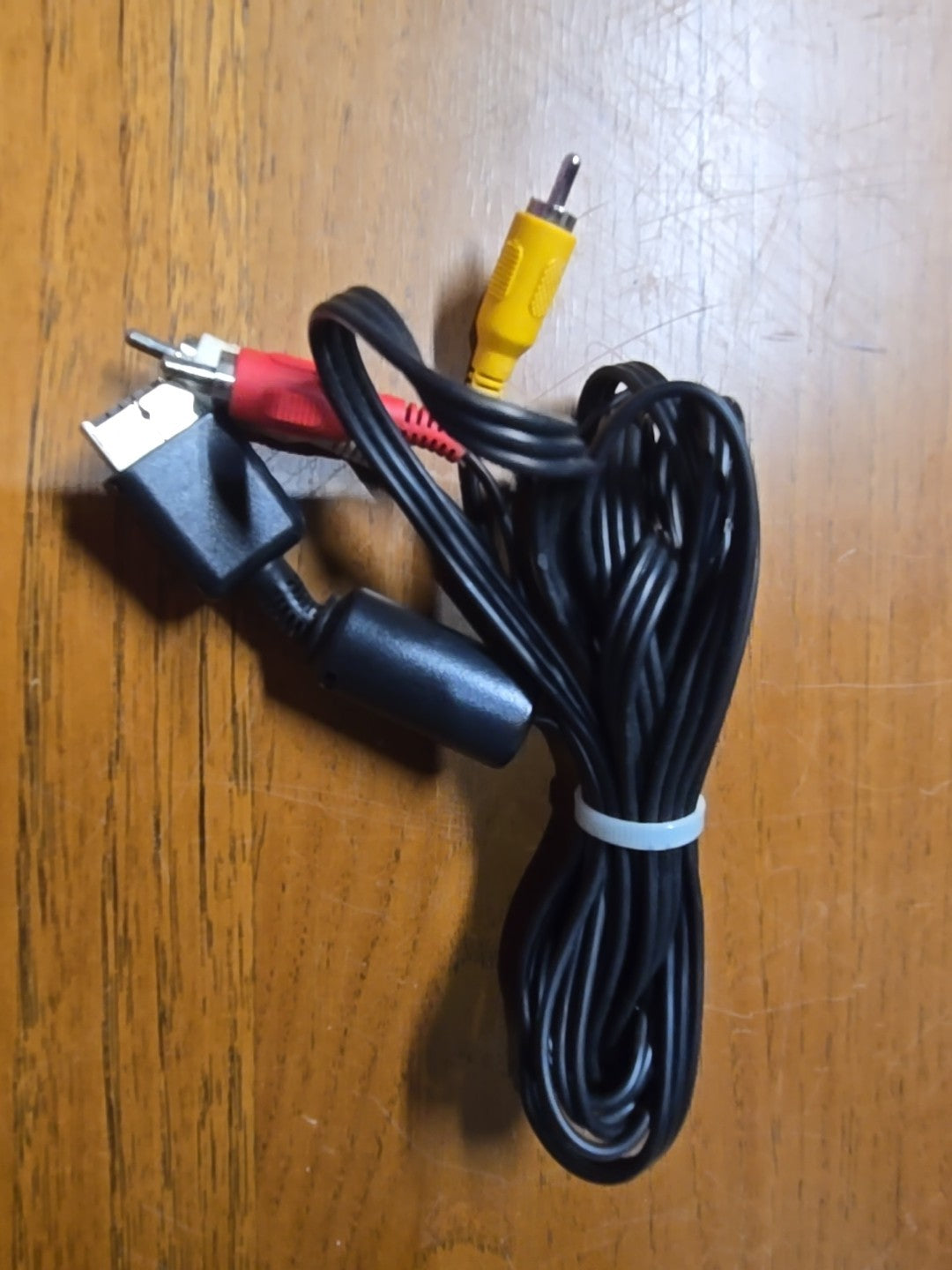 PlayStation Composite Video Cable Black SCPH-10060 PS1 PS2 OEM *NICE*