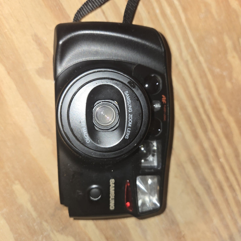 Samsung AF Zoom 105S Point & Shoot 35mm 90s Y2K Film Camera Tested Working*