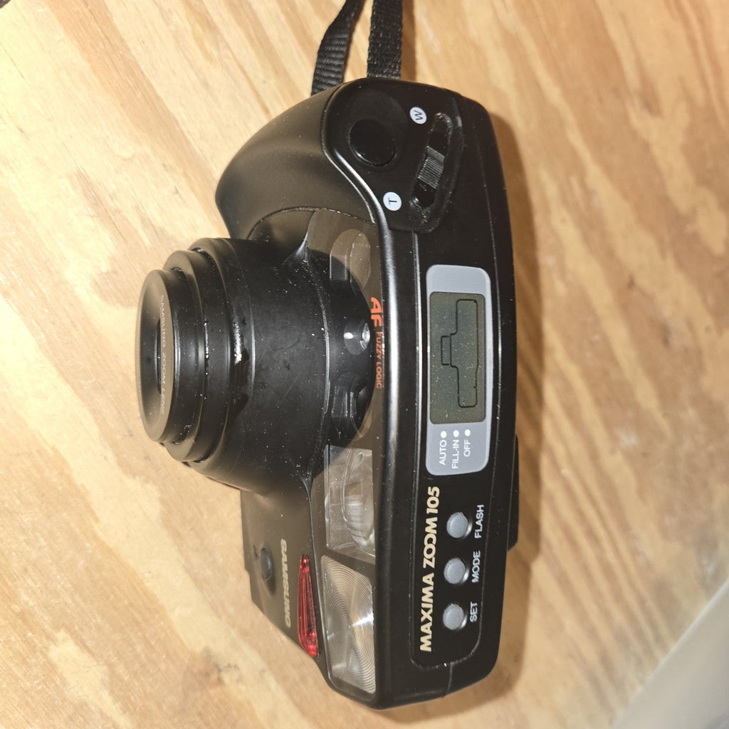 Samsung AF Zoom 105S Point & Shoot 35mm 90s Y2K Film Camera Tested Working*
