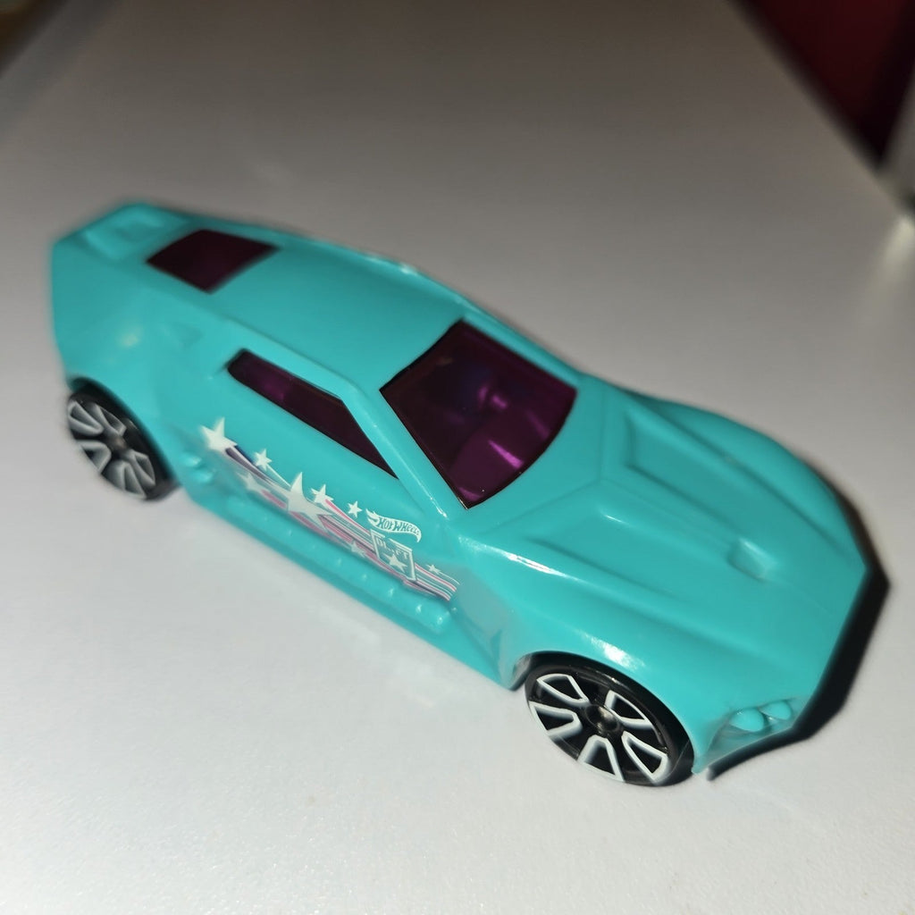 2015 Hot Wheels Bullet Proof Seafoam Green HW Drift 1:64 DIECAST Toy Race Car