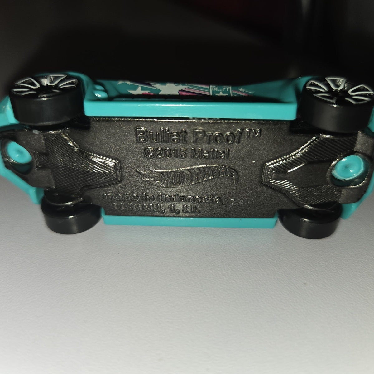 2015 Hot Wheels Bullet Proof Seafoam Green HW Drift 1:64 DIECAST Toy Race Car